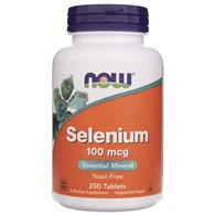 Now Foods Selenium 100 mcg - 250 Tablets