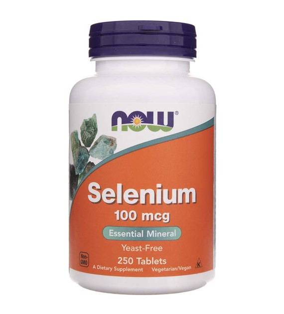 Now Foods Selen 100 mcg - 250 Tabletten