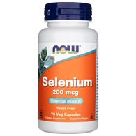 Now Foods Selen 200 mcg - 90 pflanzliche Kapseln