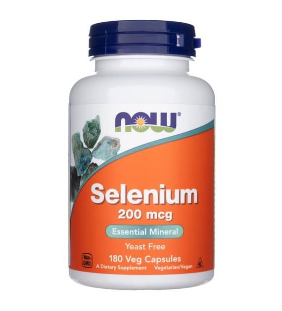 Now Foods Selen 200 mcg - 180 pflanzliche Kapseln