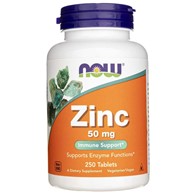 Now Foods Zinek 50 mg - 250 tablet