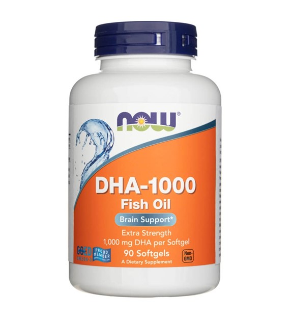 Now Foods DHA-1000 Podpora mozku, extra síla - 90 měkkých gelů