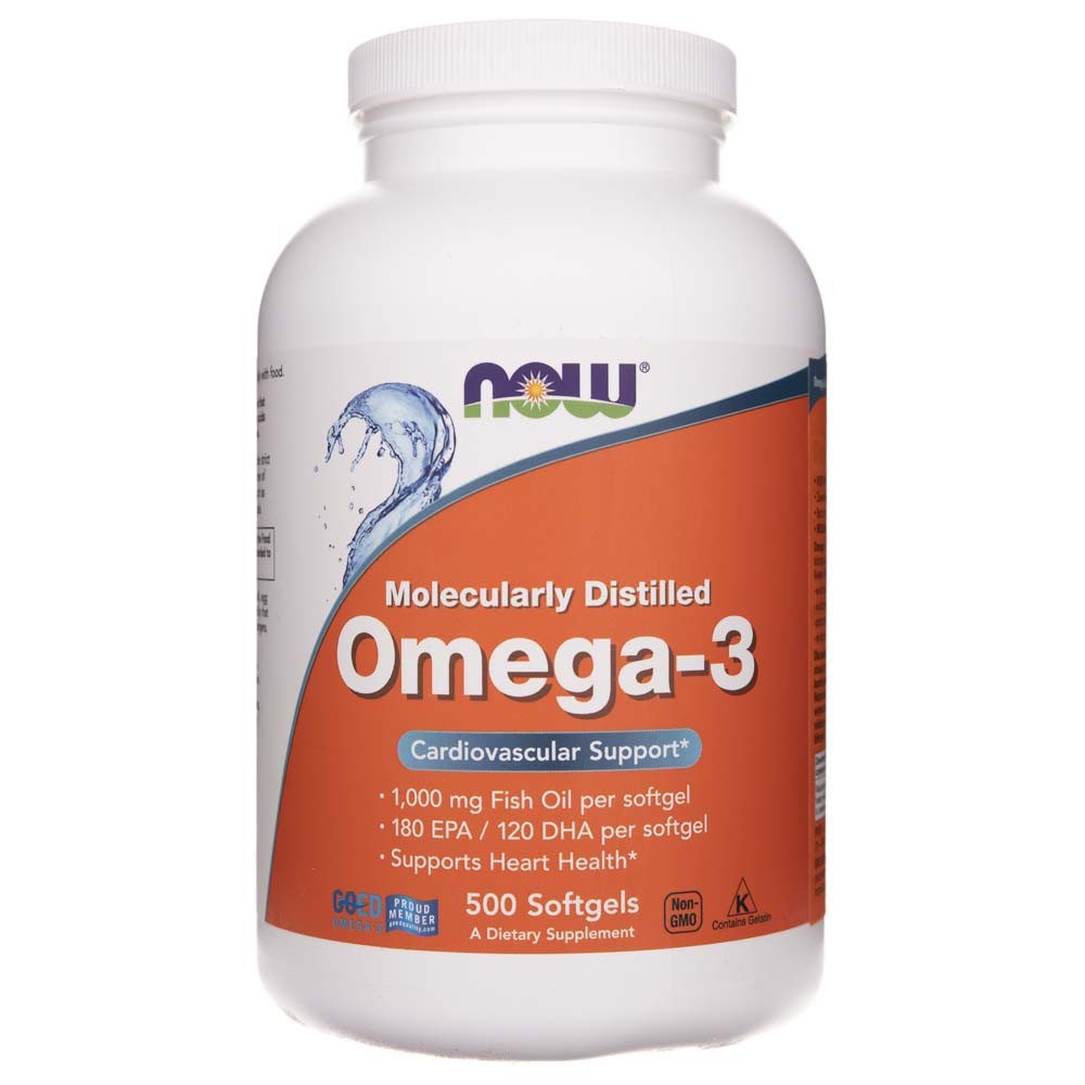 Now Foods Omega-3 1000 mg - 500 kapsułek