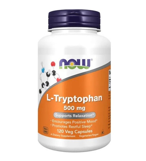 Now Foods L-Tryptophan 500 mg - 120 kapsułek