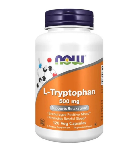 Now Foods L-Tryptophan 500 mg - 120 kapsułek