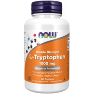 Now Foods L-Tryptophan 1000 mg - 60 tabletek