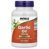 Now Foods Garlic Oil (Olej z czosnku) 1500 mg - 250 kapsułek