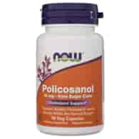 Now Foods Policosanol 10 mg - 90 Veg Capsules