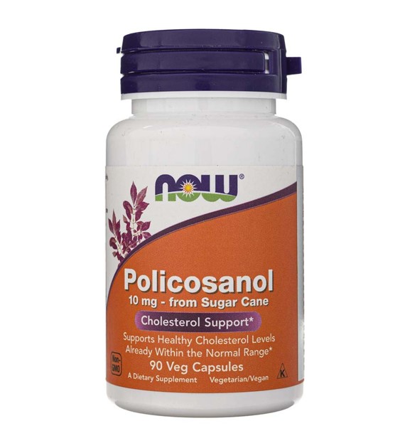 Now Foods Policosanol 10 mg - 90 Veg Capsules
