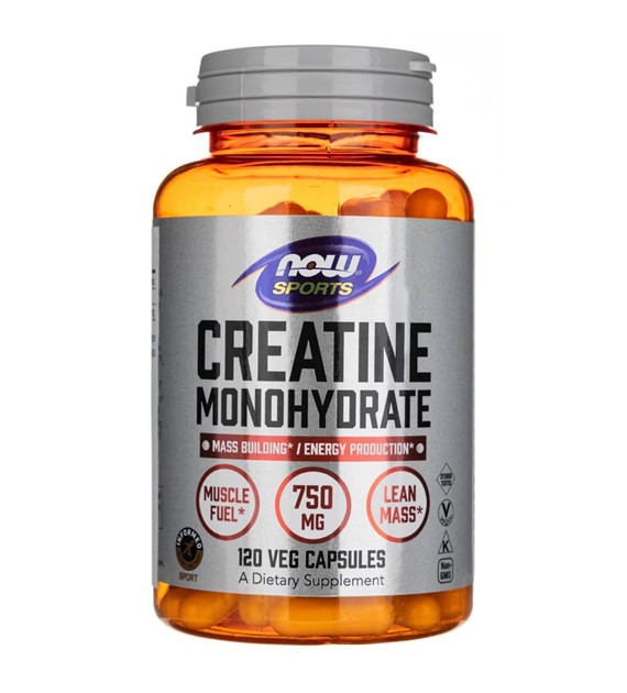 Now Foods Creatine Monohydrate 750 mg - 120 Veg Capsules