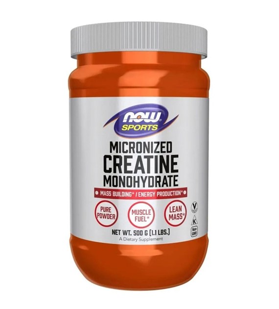 Now Foods Monohydrat kreatyny w proszku - 500 g