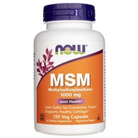 Now Foods MSM 1000 mg - 120 veg. kapslí