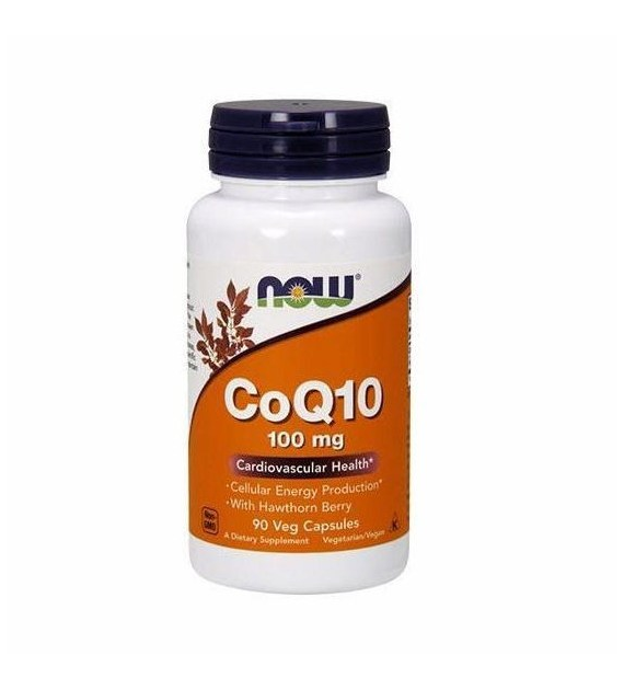 Now Foods CoQ10 100 mg s hlohem - 90 veg. kapslí