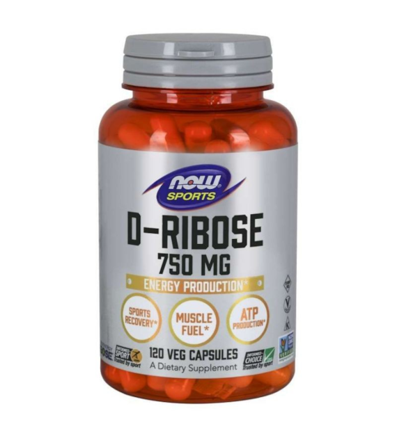 Now Foods D-ryboza 750 mg - 120 kapsułek