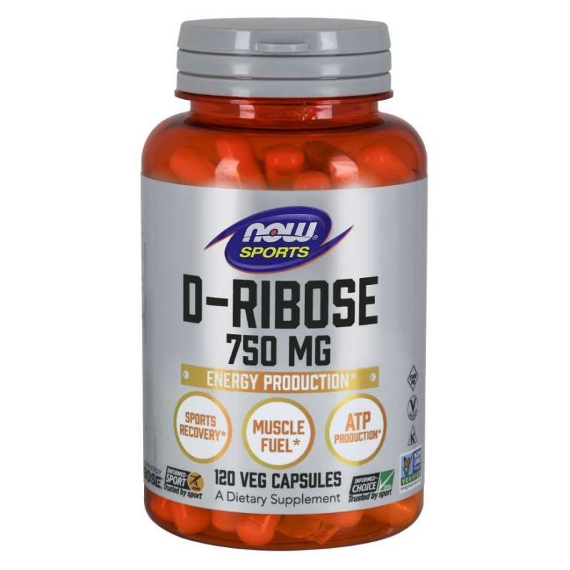 Now Foods D-ryboza 750 mg - 120 kapsułek