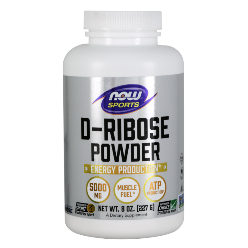 Now Foods D-ryboza (D-ribose) w proszku - 227 g