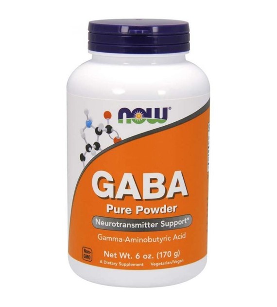 Now Foods GABA w proszku - 170 g