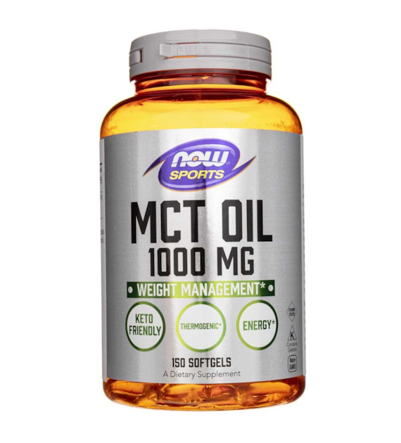 Now Foods MCT Oil 1000 mg - 150 kapsułek