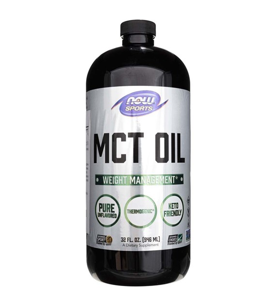 Now Foods Olej MCT w płynie bezzapachowy - 946 ml