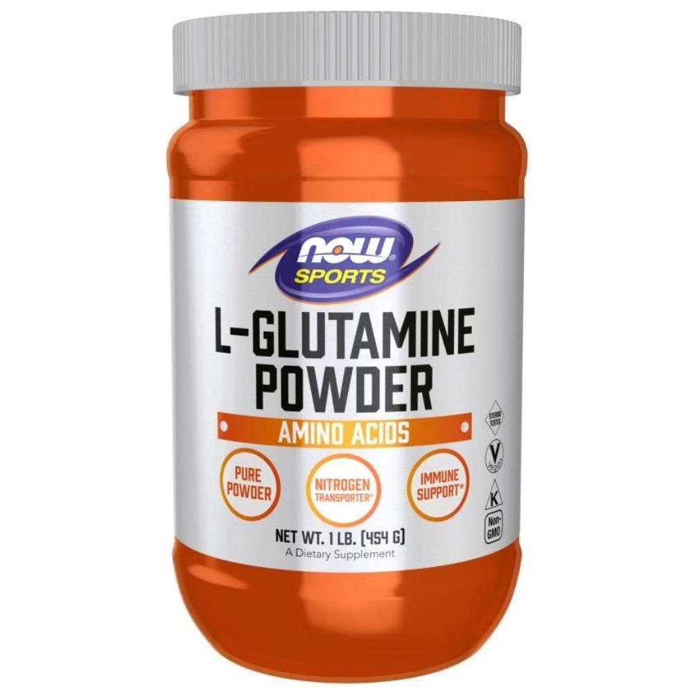 Now Foods L-glutamina w proszku - 454 g