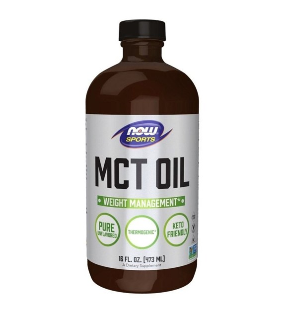 Now Foods Olej MCT w płynie bezzapachowy - 473 ml