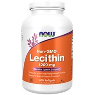 Now Foods Lecytyna (Non-GMO Lecithin) 1200 mg - 400 kapsułek żelowych