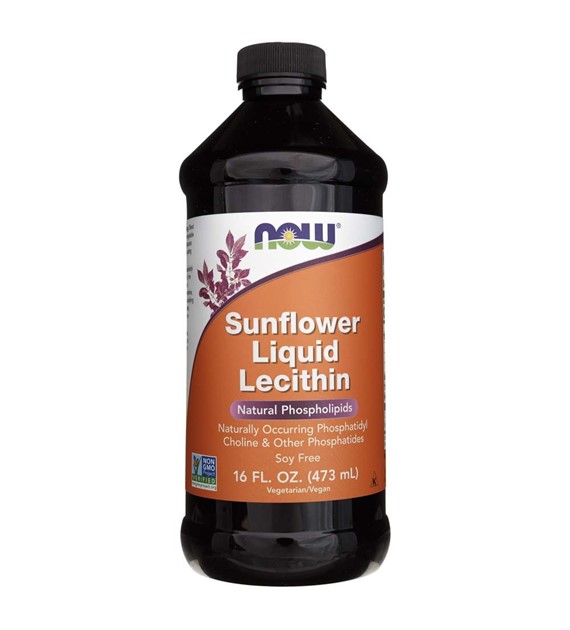 Now Foods Sunflower Liquid Lecithin (flüssiges Sonnenblumen-Lecithin) - 473 ml