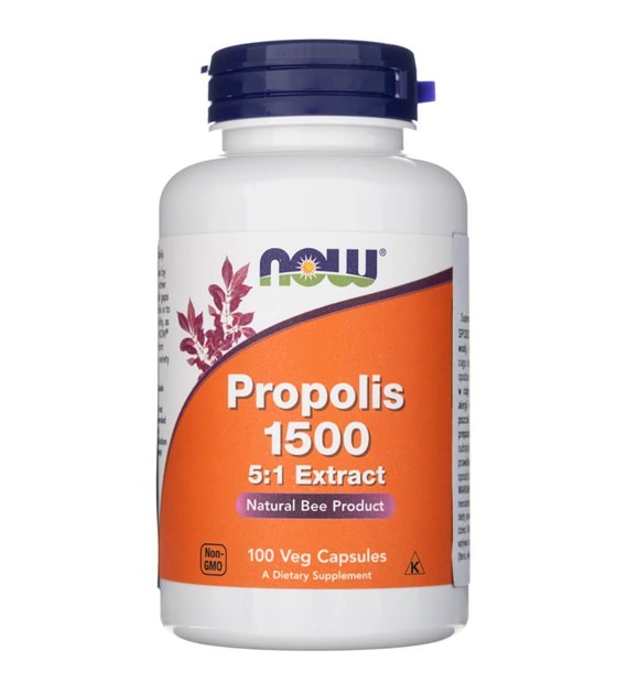 Now Foods Propolis 1500 - 100 rostlinných kapslí