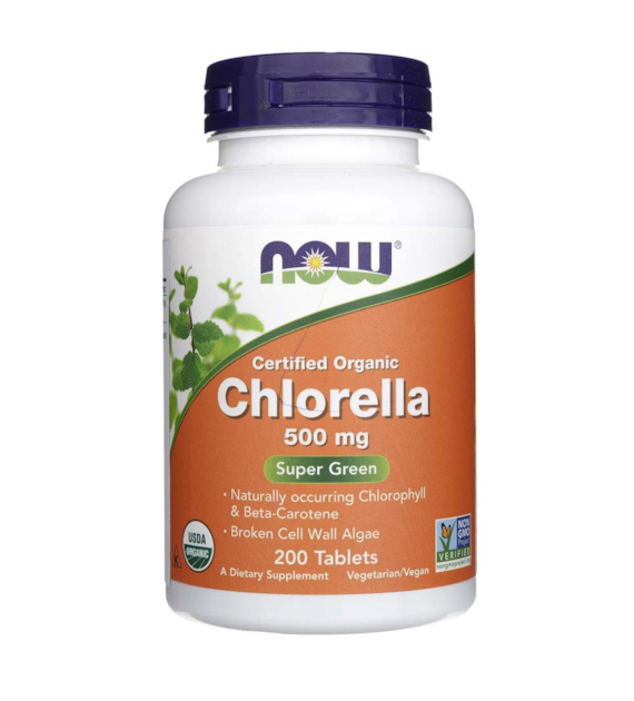 Now Foods Chlorella Certified Organic 500 mg - 200 Tablets