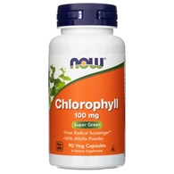 Now Foods Chlorofyl 100 mg - 90 rostlinných kapslí