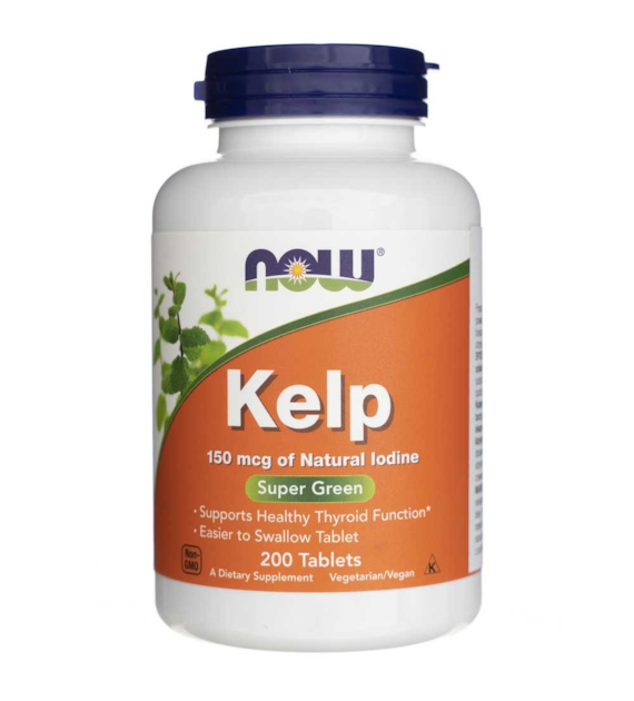 Now Foods Kelp (Jod) 150 mcg - 200 tabletek