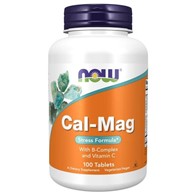Now Foods Cal-Mag Stress Formula (wapń, magnez, wit. B)  - 100 tabletek