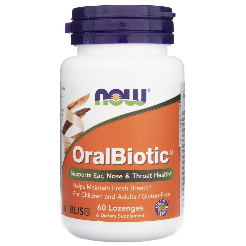 Now Foods OralBiotic - 60 pastylek