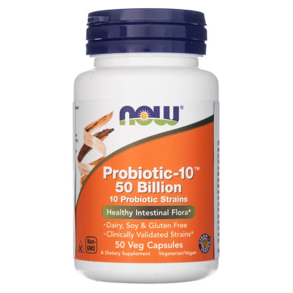 Now Foods Probiotic-10, 50 miliard - 50 veg. kapslí