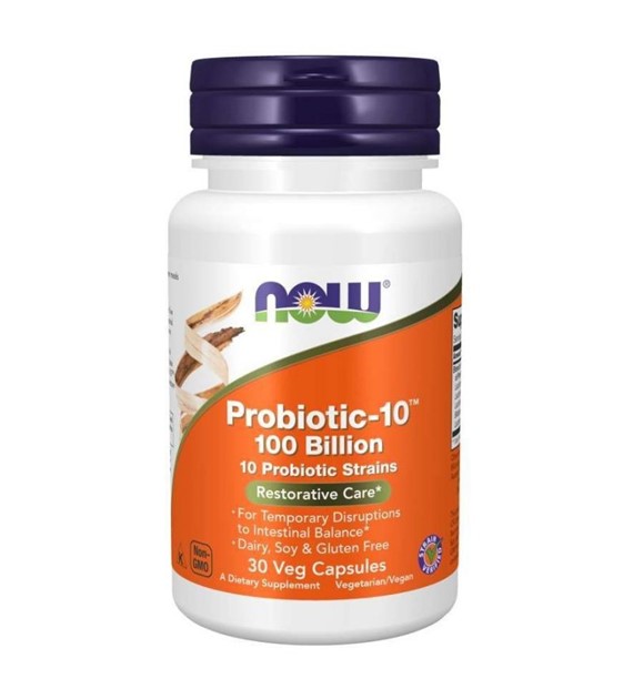 Now Foods Probiotic-10,100 miliard - 30 veg. kapslí