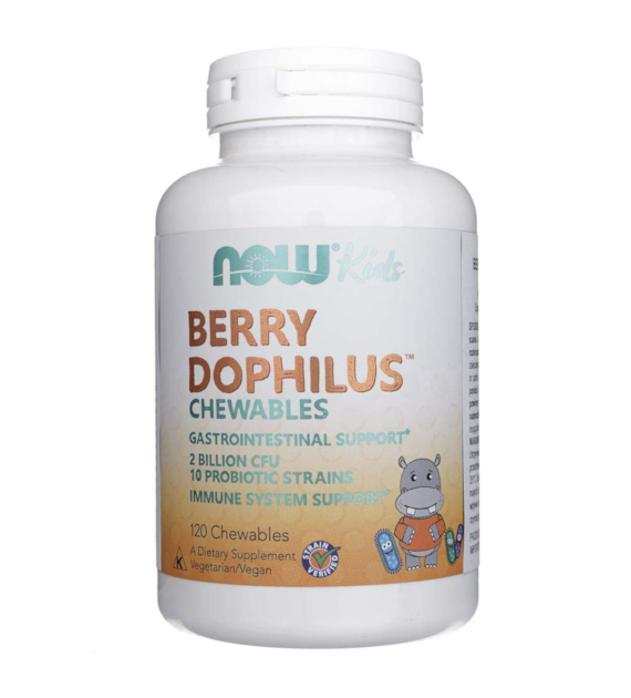 Now Foods Berry Dophilus Kids - 120 Chewables