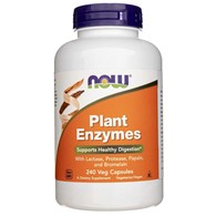 Now Foods Plant Enzymes - 240 kapsułek