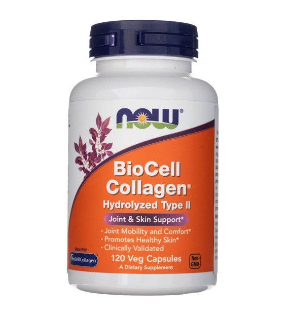 Now Foods BioCell Collagen® Hydrolyzed Type II - 120 Veg Capsules