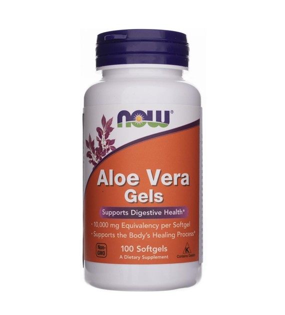 Now Foods Aloe Vera Gels 10000 mg - 100 měkkých gelů