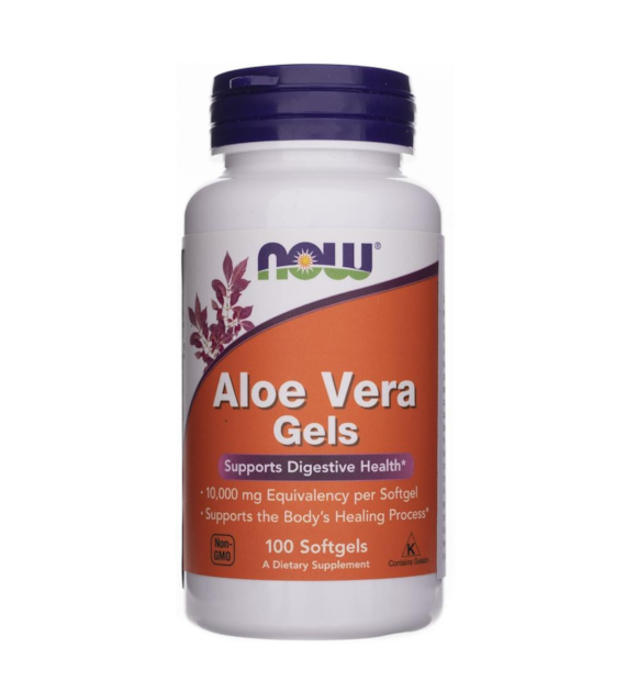 Now Foods Aloe Vera Gels 10000 mg - 100 Softgels