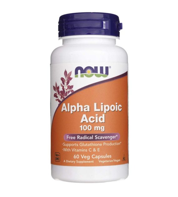 Now Foods Alpha Lipoic Acid 100 mg - 60 Veg Capsules