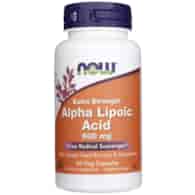 Now Foods Alpha Lipoic Acid, Extra Strength 600 mg - 60 Veg Capsules