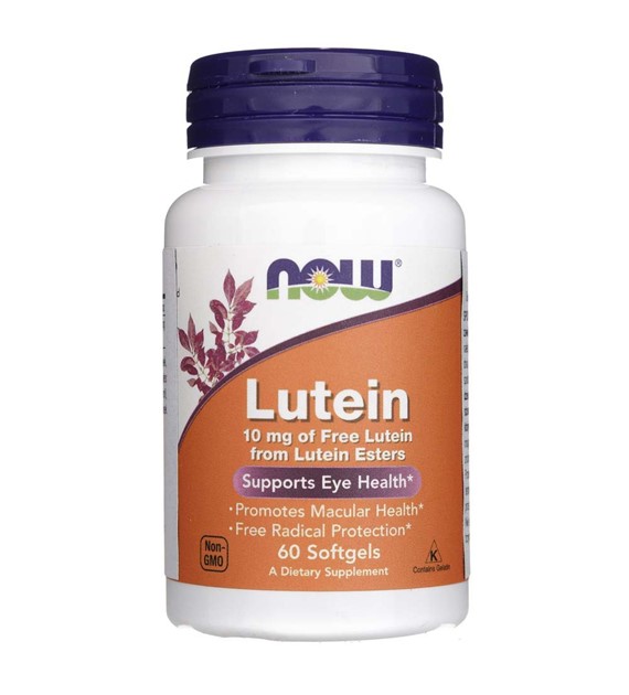 Now Foods Lutein 10 mg - 60 Softgels