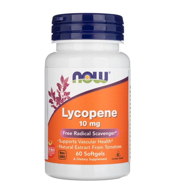 Now Foods Lycopene 10 mg - 60 Softgels