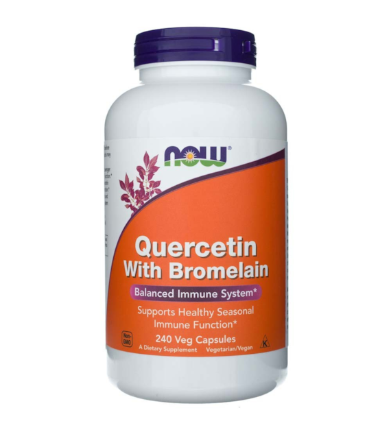 Now Foods Kvercetin s bromelainem - 240 veg. kapslí