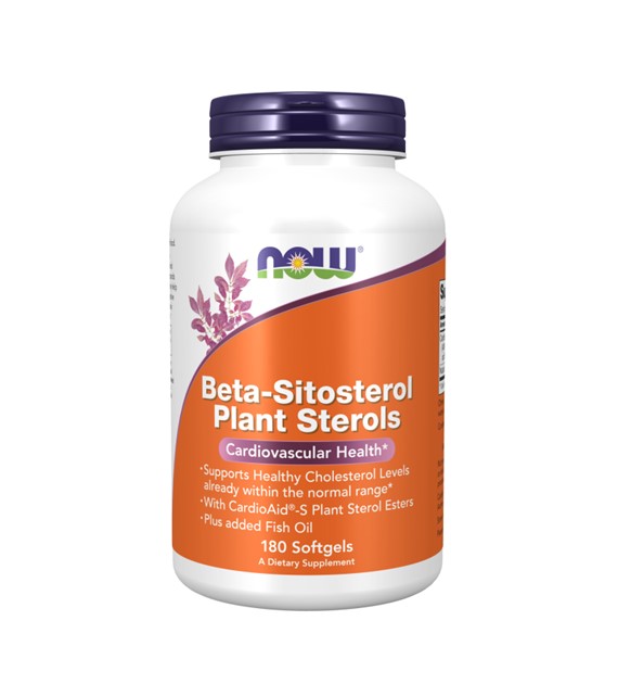 Now Foods Beta-Sitosterol Plant Sterols - 180 kapsułek