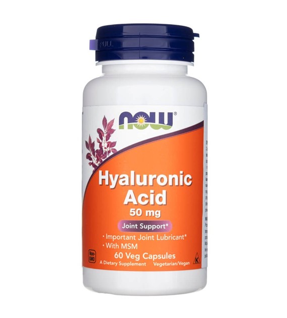 Now Foods Hyaluronic Acid 50 mg - 60 Veg Capsules