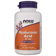 Now Foods Hyaluronsäure mit MSM 50 mg - 120 pflanzliche Kapseln