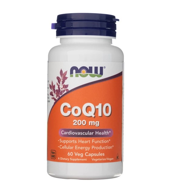 Now Foods CoQ10 200 mg - 60 pflanzliche Kapseln