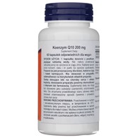 Now Foods CoQ10 200 mg - 60 veg. kapslí
